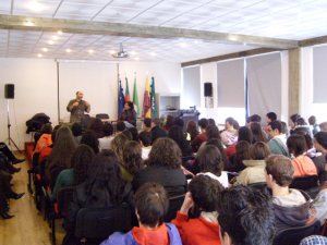 Luís Afonso na Secundária de Lousada