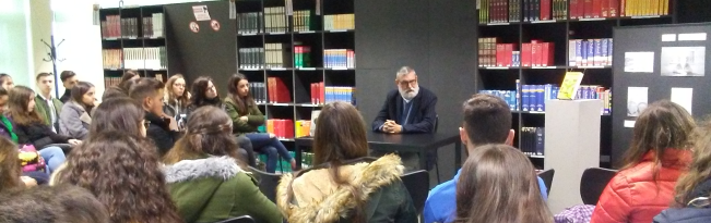 José Milhazes na Secundária de Lousada